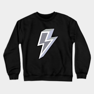 Grey Lightning Bolt Crewneck Sweatshirt